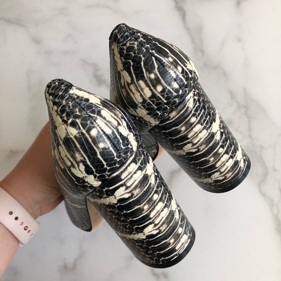 Marc Fisher Razili Snake Embossed Leather Pump 7.5 - Picture 6 of 16